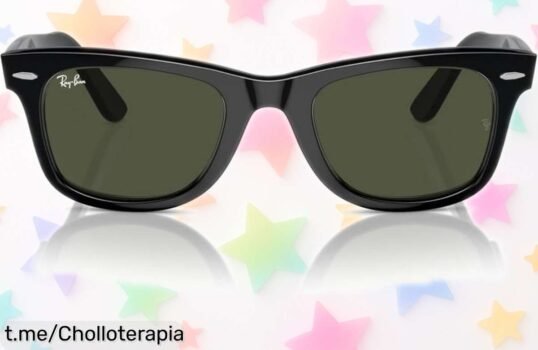 Gafas de sol Wayfarer Ray-Ban a precio regalado: el clásico que nunca pasa de moda, ¡no te lo puedes perder! Aprovecha este super chollo antes que se acaben.