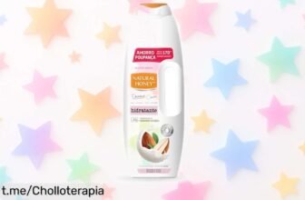 Gel de ducha hidratante Natural Honey con extracto de almendra a un precio loco, tu piel fresquita y suave te agradecerá este super chollo que no puedes dejar escapar.