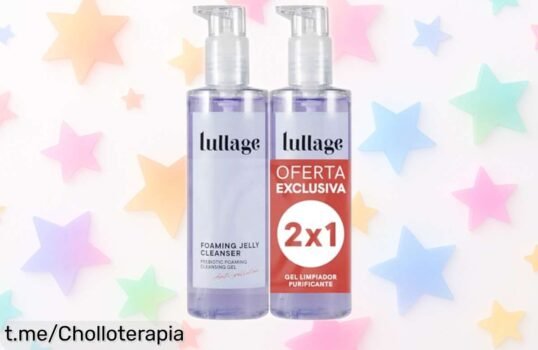 Gel limpiador Lullage Foaming Jelly 2x1 a precio regalado, limpia tu piel grasa y mantén una frescura increíble todo el día: ¡no dejes pasar esta oferta única!