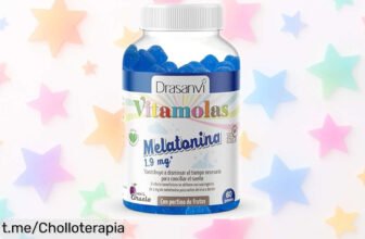 Gominolas de melatonina Drasanvi para dormir rápido, pack de 2 meses a precio loco que te hará despertar feliz y descansado cada día.
