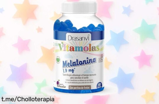 Gominolas de melatonina Drasanvi para dormir rápido, pack de 2 meses a precio loco que te hará despertar feliz y descansado cada día.
