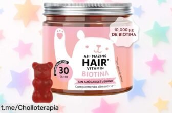 Gominolas veganas Bears with Benefits: ¡30 unidades de pura fuerza para pelo, uñas y piel a un precio loco! No te lo pierdas, tu transformación empieza aquí.