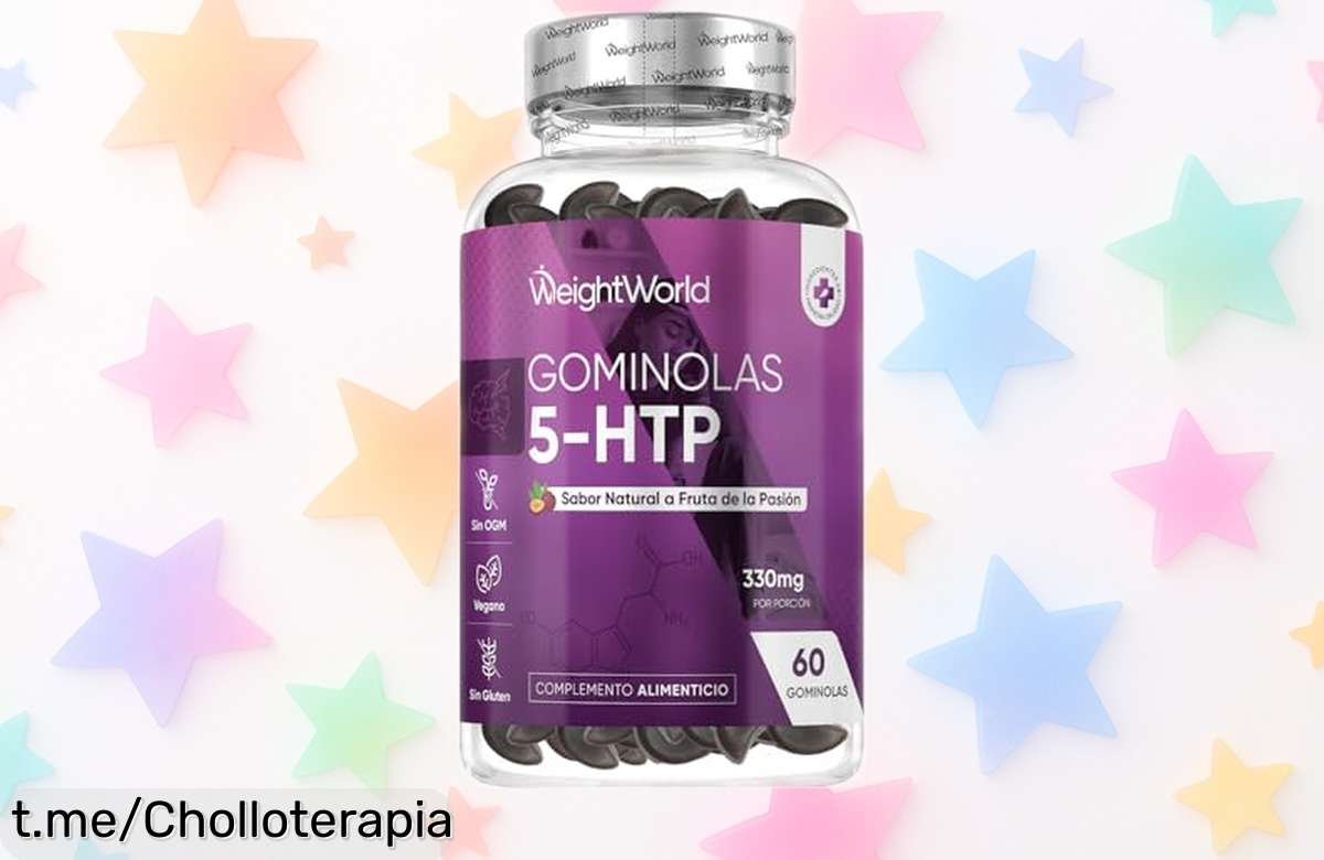 Gominolas veganas con 5HTP y melisa para dormir mejor a precio loco, ¡relájate de forma deliciosa y cuida tu mente ahora mismo!