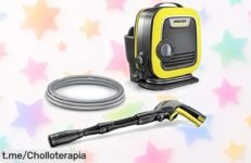 Hidrolimpiadora Kärcher K Mini, el ofertón que te hará limpiar fácil y rápido; llévala donde quieras y no dejes ni un rinconcito sucio. ¡Aprovecha este precio loco antes de que se acabe!