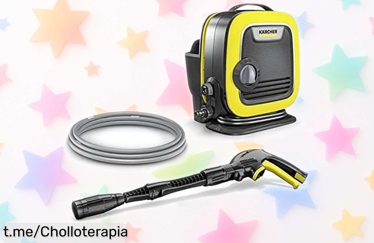 Hidrolimpiadora Kärcher K Mini, el ofertón que te hará limpiar fácil y rápido; llévala donde quieras y no dejes ni un rinconcito sucio. ¡Aprovecha este precio loco antes de que se acabe!
