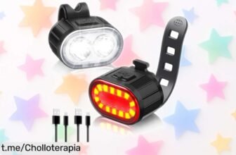Ilumina tu camino con las luces Blendura, super chollo de 10 modos y carga rápida en solo una hora; ¡rodeate de seguridad y diversidad mientras pedaleas!