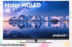 Impactante tele de 55” Haier HQLED 4K con Android y Dolby Atmos a un precio loco que no podrás dejar pasar, ¡tus noches de cine nunca fueron tan impresionantes!
