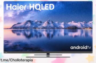 Impactante tele de 55” Haier HQLED 4K con Android y Dolby Atmos a un precio loco que no podrás dejar pasar, ¡tus noches de cine nunca fueron tan impresionantes!