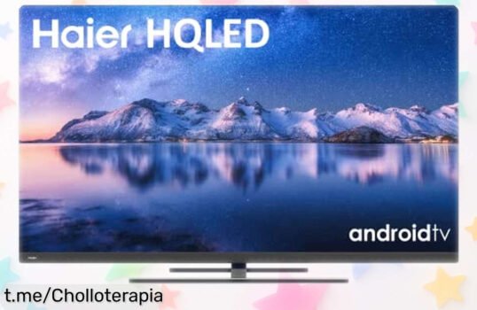 Impactante tele de 55” Haier HQLED 4K con Android y Dolby Atmos a un precio loco que no podrás dejar pasar, ¡tus noches de cine nunca fueron tan impresionantes!