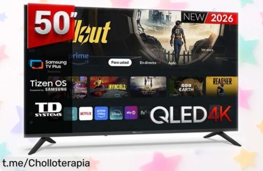 Impactante televisor Smart TV 50” Qled 4K de Samsung: precio que flipa y calidad top, ¡es tu oportunidad para disfrutar del cine en casa como nunca antes!