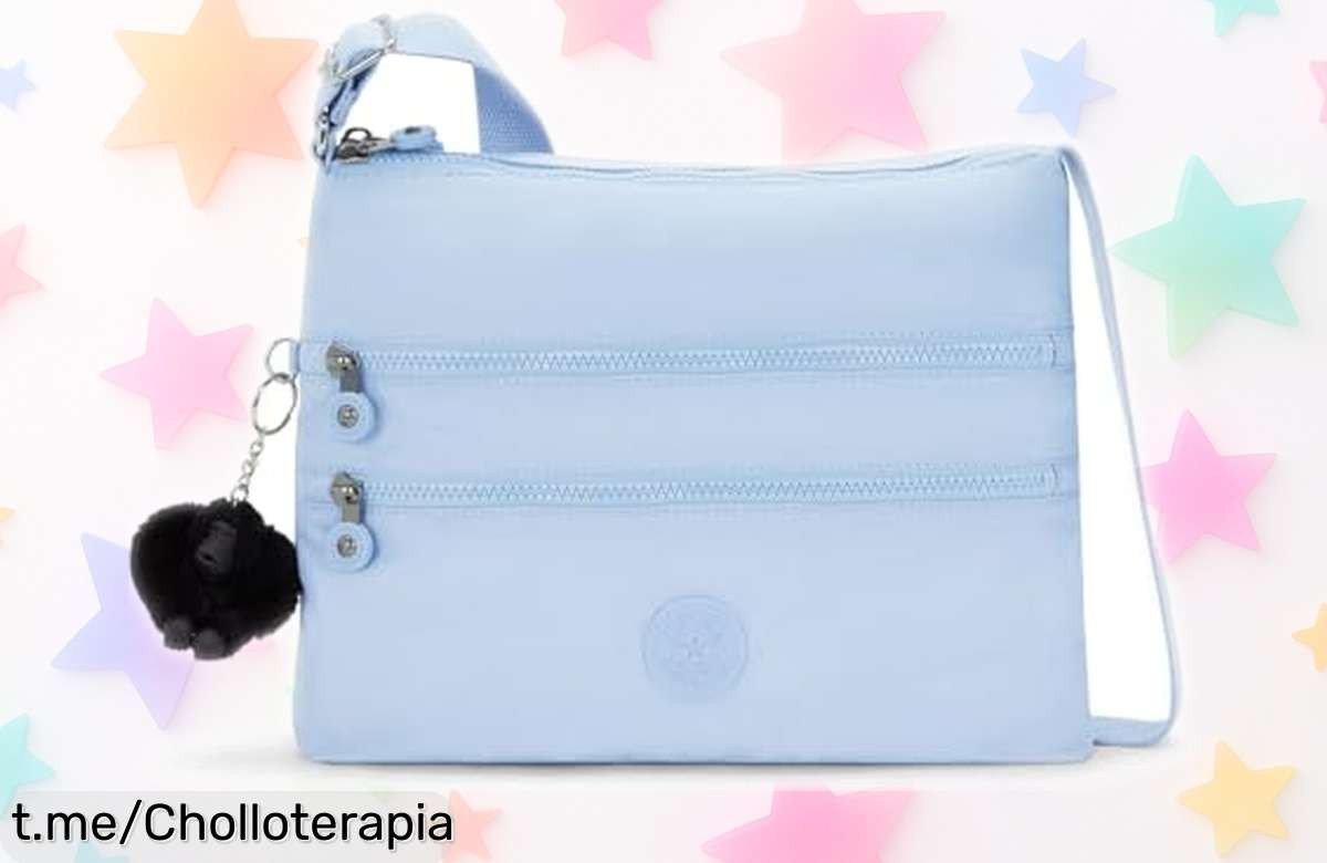 Impresionante bandolera mediana Kipling ALVAR con mil bolsillos para que lleves todo organizado a un precio increíblemente bajo: ¡no dejes pasar esta oportunidad!