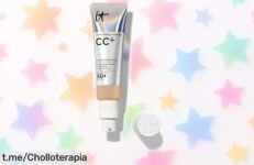 Impresionante base de maquillaje IT Cosmetics YSBB CC+ con hidratación y protección SPF50+, un ofertón que te hará brillar ¡no dejes pasar esta oportunidad exclusiva!