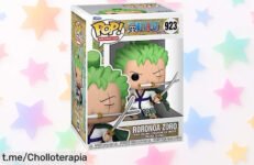Impresionante figura Funko Pop! Roronoa Zoro de One Piece a un precio regalado, ideal para brillar en tu colección y dar ese toque especial que te encanta. ¡No esperes más!