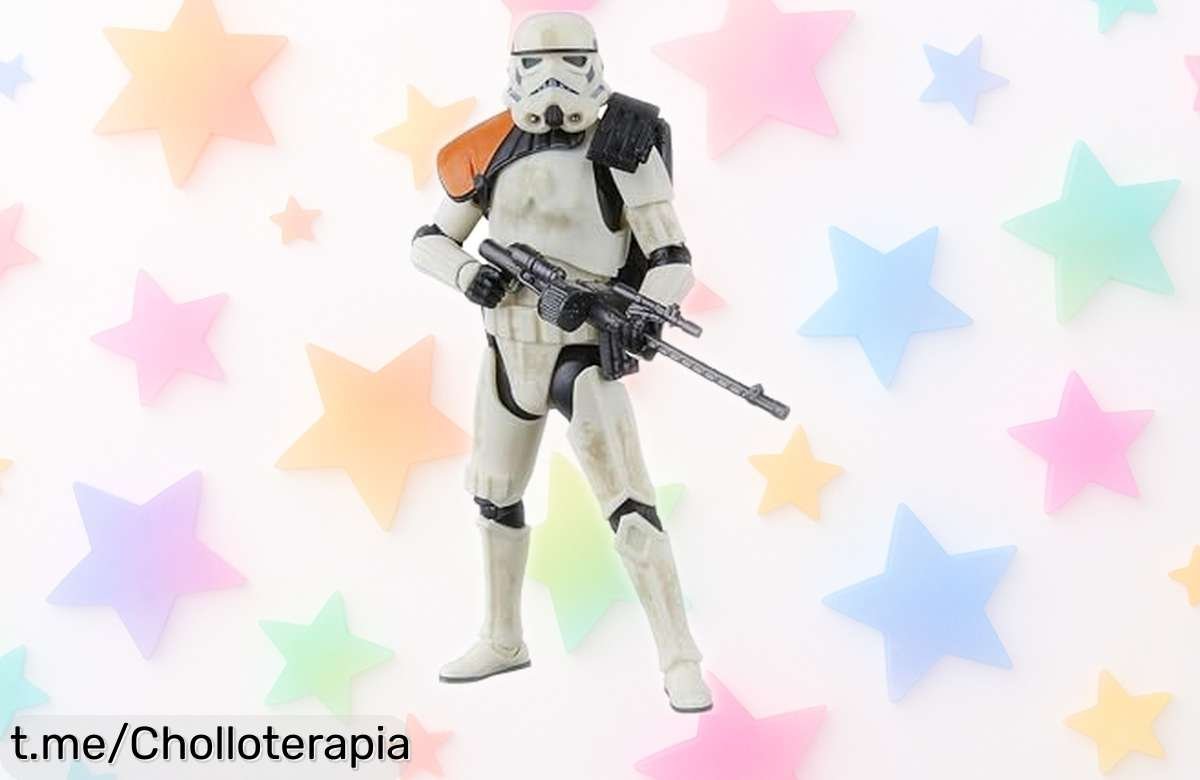 Impresionante figura de Star Wars Black Series Sandtrooper: accesorios y articulaciones ¡rebajada a un precio que no podrás creer! Hazte con ella antes de que se acabe.