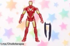 Impresionante figura de acción Marvel Hasbro AntiVenom Iron Man: ¡armadura detallada y accesorio especial a un precio tirado, una oportunidad que no querrás dejar pasar!