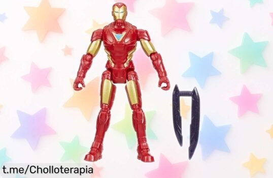 Impresionante figura de acción Marvel Hasbro AntiVenom Iron Man: ¡armadura detallada y accesorio especial a un precio tirado, una oportunidad que no querrás dejar pasar!