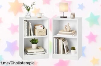 Impresionante juego de 2 mesitas VASAGLE con estante ajustable, aprovecha este ofertón y dale estilo a tu hogar antes de que se acaben. ¡Organiza todo como quieras ya!
