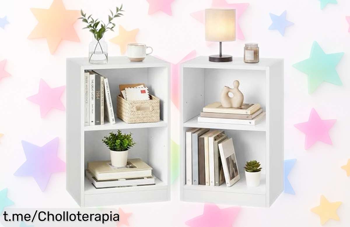 Impresionante juego de 2 mesitas VASAGLE con estante ajustable, aprovecha este ofertón y dale estilo a tu hogar antes de que se acaben. ¡Organiza todo como quieras ya!