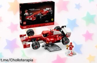 Impresionante kit de coche F1 Ferrari F2004 con minifigura de Schumacher, ahora a un precio que está regalado. ¡No pierdas la oportunidad de armar tu pasión!