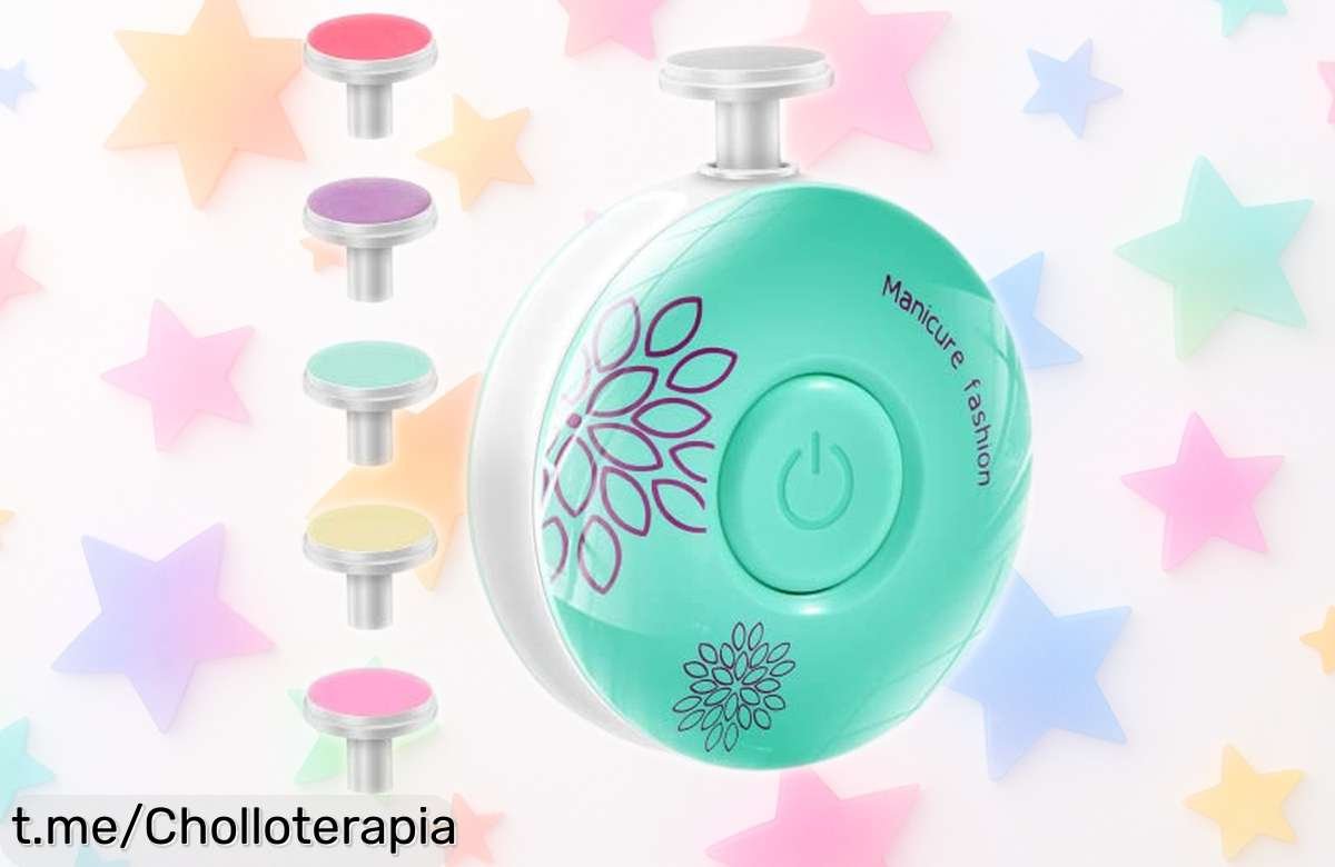 Impresionante lima eléctrica para uñas de bebé Brencco, segura y silenciosa: ¡un ofertón imperdible que mantendrá a tu pequeño feliz con uñas perfectas!