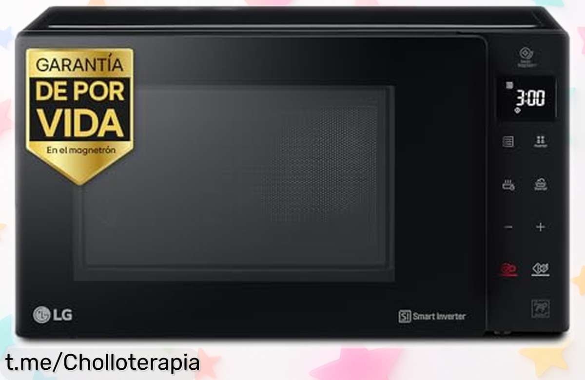 Impresionante microondas con grill LG NeoChef MH6535GIS, oferta imperdible que revolucionará tu cocina ¡No dejes pasar la oportunidad y mételo ya en tu hogar!