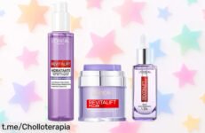 Impresionante pack cuidado facial L’Oréal Paris con limpiador, sérum y crema de ácido hialurónico a un precio de ganga que te hará deslumbrar desde la primera aplicación. ¡Aprovecha ya!