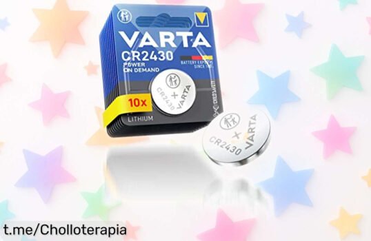 Impresionante pack de 10 pilas VARTA CR2430 a un precio que está regalado, ¡no dejes pasar esta oferta irresistible y llena tus dispositivos de energía segura y duradera!