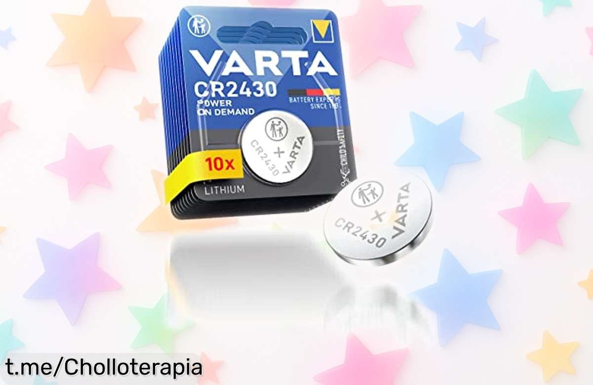 Impresionante pack de 10 pilas VARTA CR2430 a un precio que está regalado, ¡no dejes pasar esta oferta irresistible y llena tus dispositivos de energía segura y duradera!