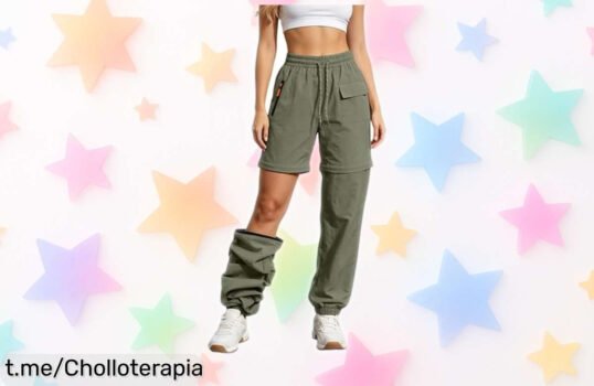 Impresionante pantalón desmontable de mujer para trekking con cintura elástica, ahora a precio de risa. ¡Hazte con el tuyo antes que se agoten!