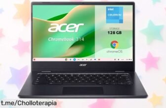 Impresionante portátil Acer Chromebook 314 de 14” con batería eterna y almacenamiento extra, ¡ahora a un precio regalado que no podrás dejar pasar!
