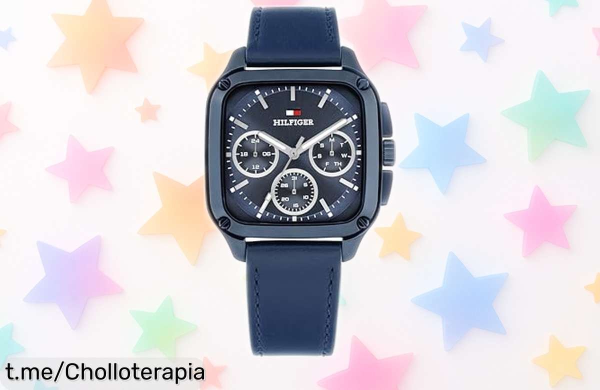 Impresionante reloj de hombre Tommy Hilfiger, diseño moderno y funciones prácticas: aprovecha este preciosísimo chollazo que no puedes dejar escapar.