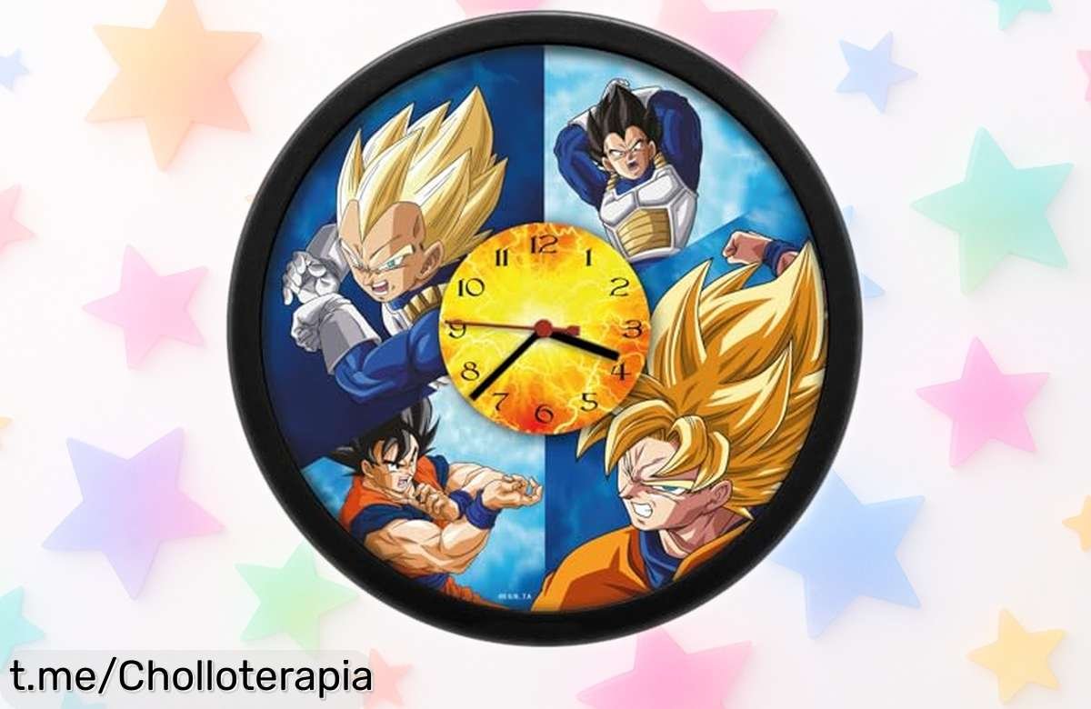 Impresionante reloj de pared Kids Licensing Dragon Ball, super resistente y con un diseño único. ¡No dejes escapar este chollo para alegrar la habitación de los peques!