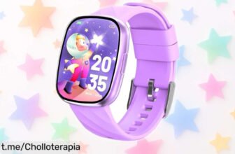 Impresionante reloj inteligente para niños PTHTECHUS con seguimiento de salud y llamadas Bluetooth a un precio que te dejará boquiabierto ¡No dejes pasar este chollo!