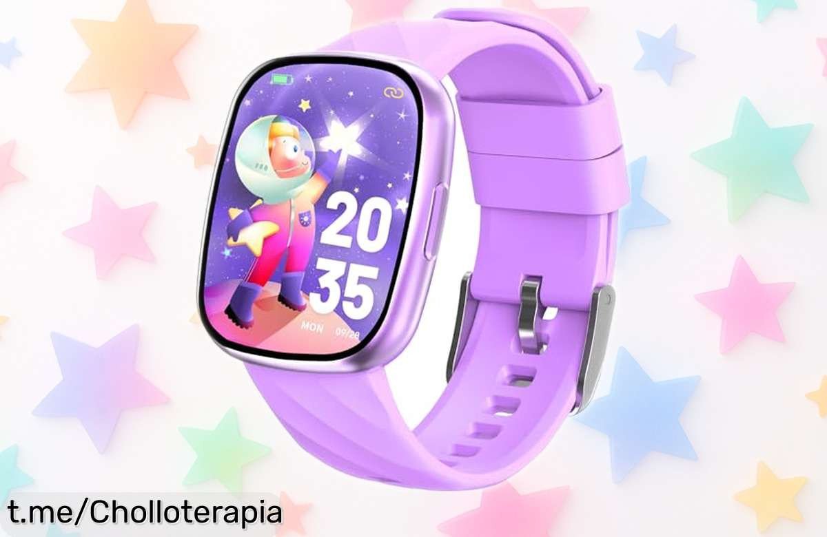 Impresionante reloj inteligente para niños PTHTECHUS con seguimiento de salud y llamadas Bluetooth a un precio que te dejará boquiabierto ¡No dejes pasar este chollo!