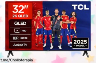 Impresionante televisor TCL 32 pulgadas con Android TV, colores vivos y sonido real. ¡Aprovecha este ofertón que está tirado de precio y disfruta del mejor entretenimiento en casa!