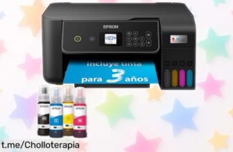 Impresora Epson EcoTank ET2870 para casa, la solución perfecta que imprime, copia y escanea sin parar a un precio regalado ¡No dejes pasar esta oferta única!