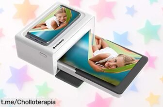 Impresora fotográfica AgfaPhoto Realipix AMO46 ¡Chollazo! Imprime tus recuerdos al instante desde el móvil y dale vida a tus momentos más especiales con colores vibrantes.