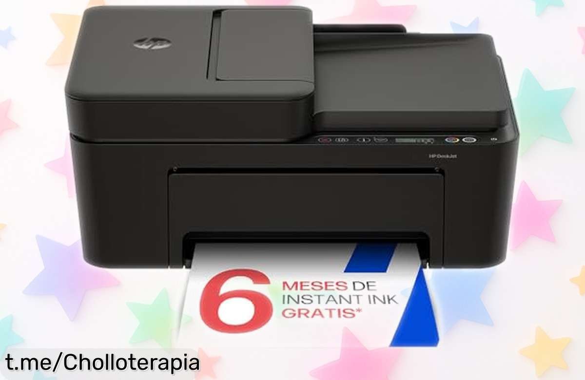Impresora multifunción HP DeskJet 4320: rápidez y sin líos desde tu móvil, un equipazo a precio loco. ¡No dejes pasar esta oportunidad para tener todo listo en casa o la oficina!