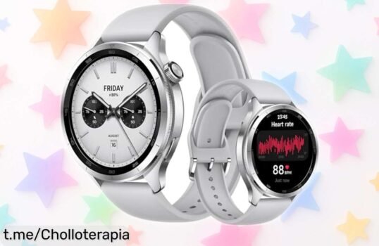 Impulsa tu salud y deporte con el smartwatch Xiaomi Watch S4, pantalla AMOLED espectacular y 15 días de batería ¡Que no se te escape este chollo increíble!