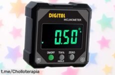 Inclinómetro digital Perfeclan con base magnética: ¡Medir ángulos nunca fue tan fácil y a un precio increíble! Aprovecha este super chollo para tus proyectos antes de que se acabe.