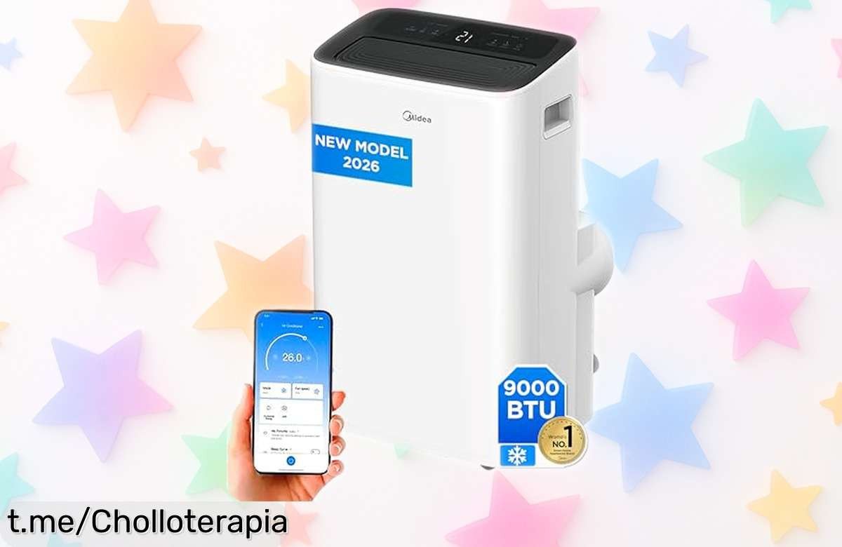 Increíble aire acondicionado portátil MIDEA Pingüino 4 en 1, enfriamiento veloz y control desde tu móvil; aprovecha este ofertón antes de que se agote ¡Tu verano merece mucho más!