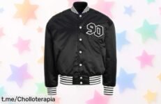 Increíble bomber negra Jormeadows de JACK & JONES a precio tirado, el atuendo perfecto para salir sin complicaciones y lucir genial. ¡No te quedes sin la tuya!