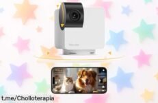 Increíble cámara 360 Petcube para mascotas con video HD y visión nocturna, ahora a un precio loco que no querrás dejar escapar; ¡conéctate y habla con tu peludo ya!