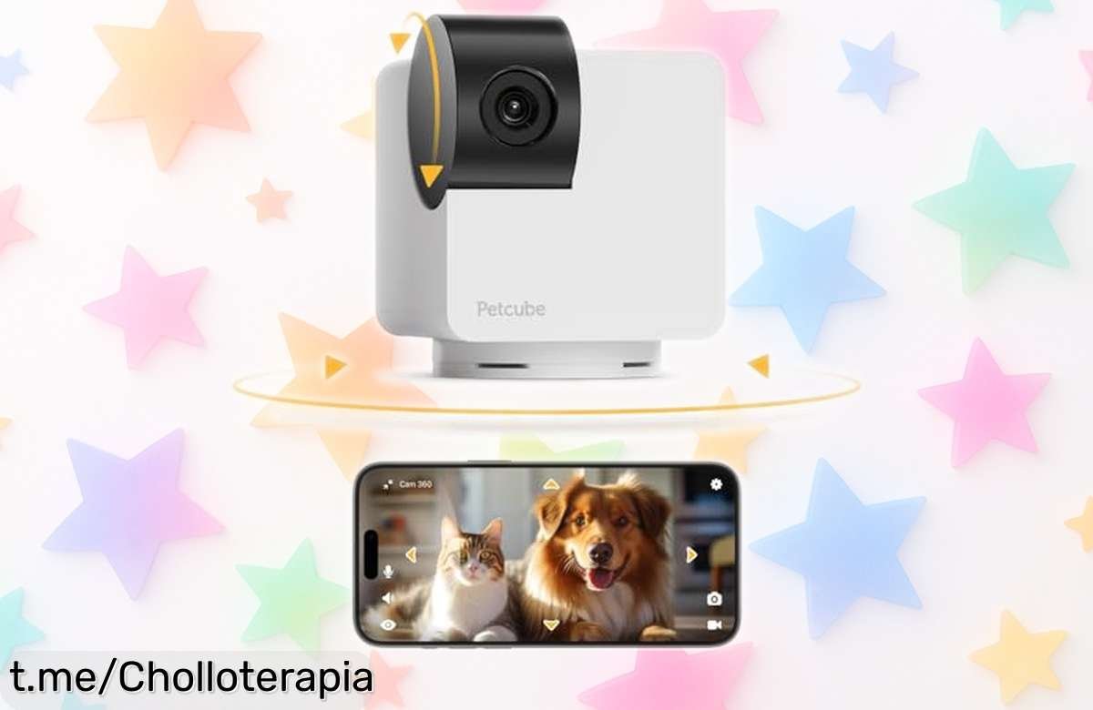 Increíble cámara 360 Petcube para mascotas con video HD y visión nocturna, ahora a un precio loco que no querrás dejar escapar; ¡conéctate y habla con tu peludo ya!
