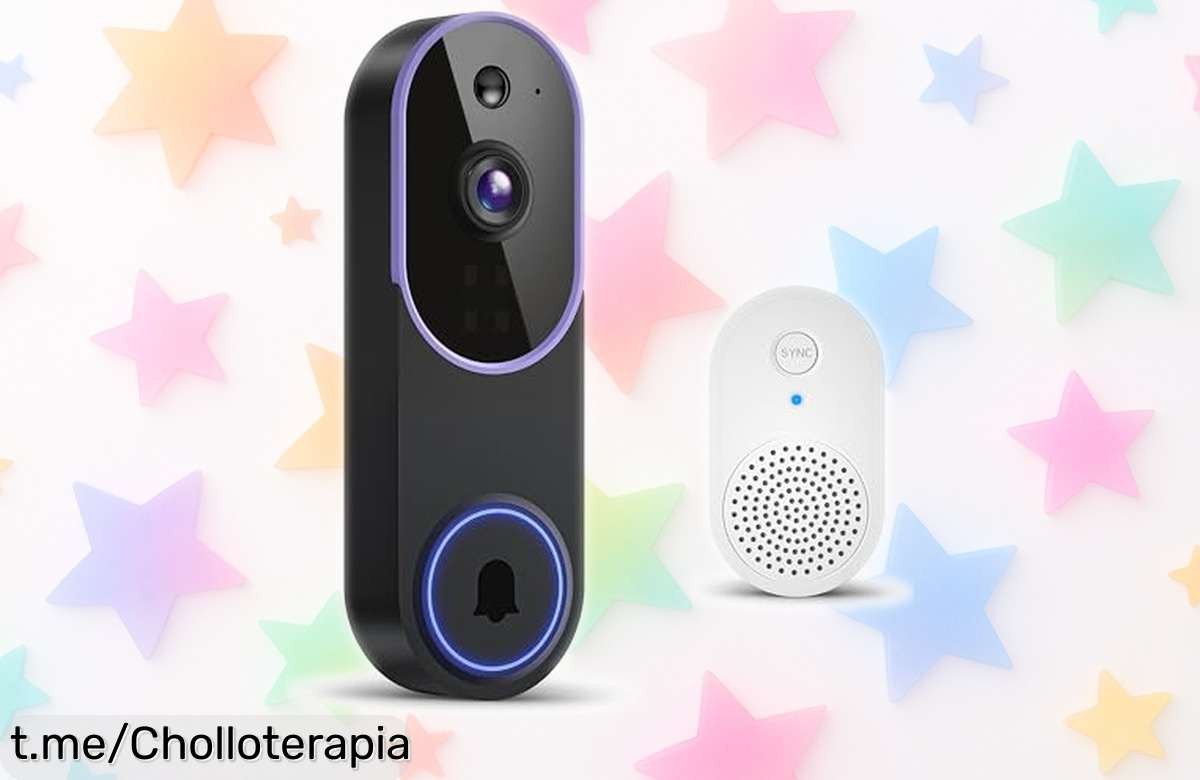 Increíble cámara de timbre inalámbrico GlowPop 1080p, control total y sin falsas alarmas a un precio loco: no dejes escapar esta oportunidad única para cuidar lo que más amas.