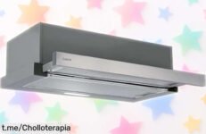 Increíble campana telescópica Candy CBT625/2X/1/4U con luz LED y diseño inox, ¡descuento brutal que no querrás dejar escapar para facilitar tu cocina!