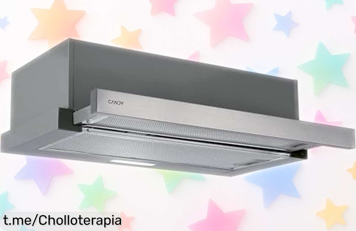 Increíble campana telescópica Candy CBT625/2X/1/4U con luz LED y diseño inox, ¡descuento brutal que no querrás dejar escapar para facilitar tu cocina!