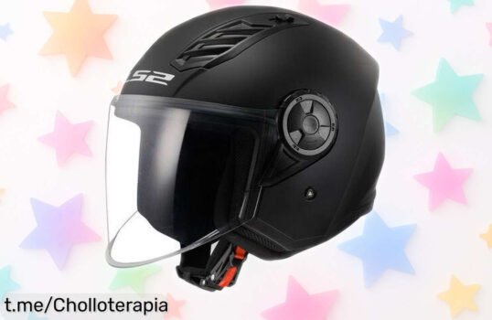 Increíble casco de moto LS2 OF616 Airflow II con ventilación espectacular a un precio que parece broma, ¡no te lo puedes perder!