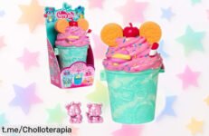 Increíble casita parque de atracciones Cherry Pets Smoothie Fun Park con ositos gemelos que cambian de color a precio loco, ¡un mundo de sorpresas para jugar sin parar!