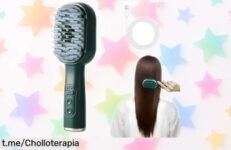 Increíble cepillo eléctrico masajeador para cuidar tu pelo y relajarte, ¡ahora a un precio de ganga que flipa! No dejes pasar esta oportunidad única para mimarte.